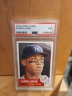 2018 Topps Living Set Exclusive Aaron Judge #1 PSA 9 MINT Yankees MVP