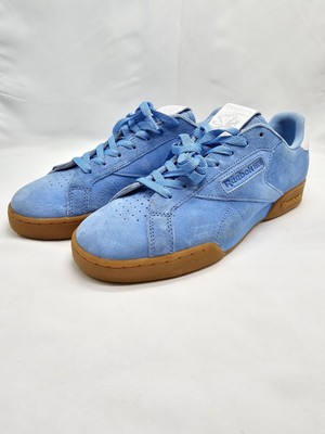 Reebok NPC UK 2 EL Sky Blue With White Gum Bottom Size 9.5 Men's