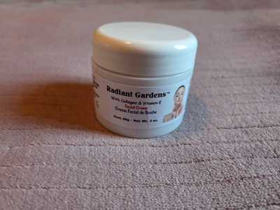 Radiant Gardens Facial Cream   Hydrating Face Moisturizer 60g  New Sealed