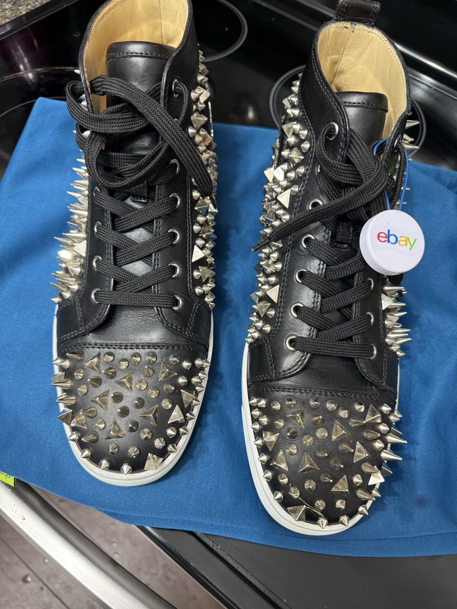 Christian  Louboutin size 12 High Top Christian Louboutin Louis Orlato High-Top Black/White 45 | eBay main image 2