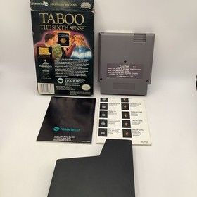 Taboo the Sixth Sense Nintendo NES Video Game Complete in Box
