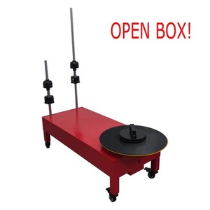 Open box! 15.7" Electric Film Baler Stretch Film Wrapping Machine 110V 2 Shaft