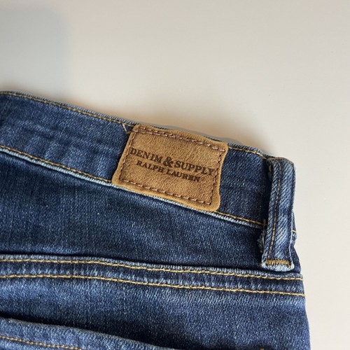 Ralph Lauren Denim & Supply Women’s Blue Super Skinny Denim Jeans Size W28 L32 - Picture 3 of 9