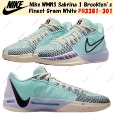Nike WMNS Sabrina 1 Brooklyn's Finest Green White FQ3381-301 Women's Size