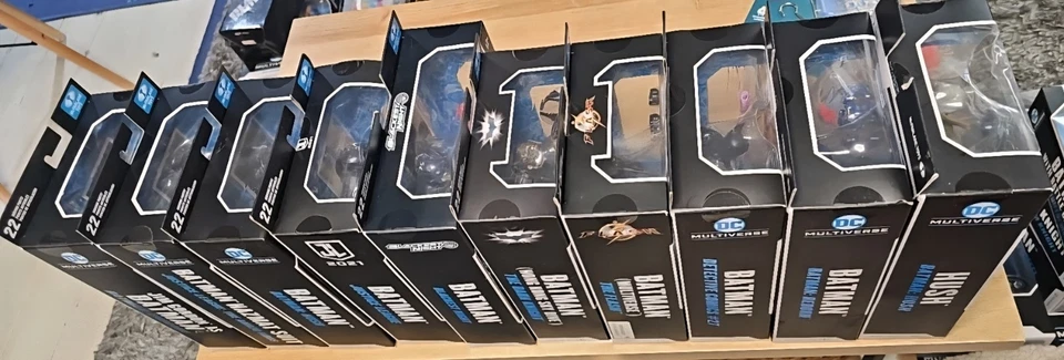 Лот товаров Mcfarlane DC Multiverse Batman Hush Dark Knight Flash Justice League 10 фигурок - Изображение 2 из 4