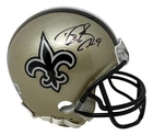 Drew Brees Signed New Orleans Saints Mini Helmet BAS