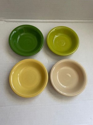 4 Fiesta Small Fruit Bowls Fiestaware 6 Oz Excellent  Condition