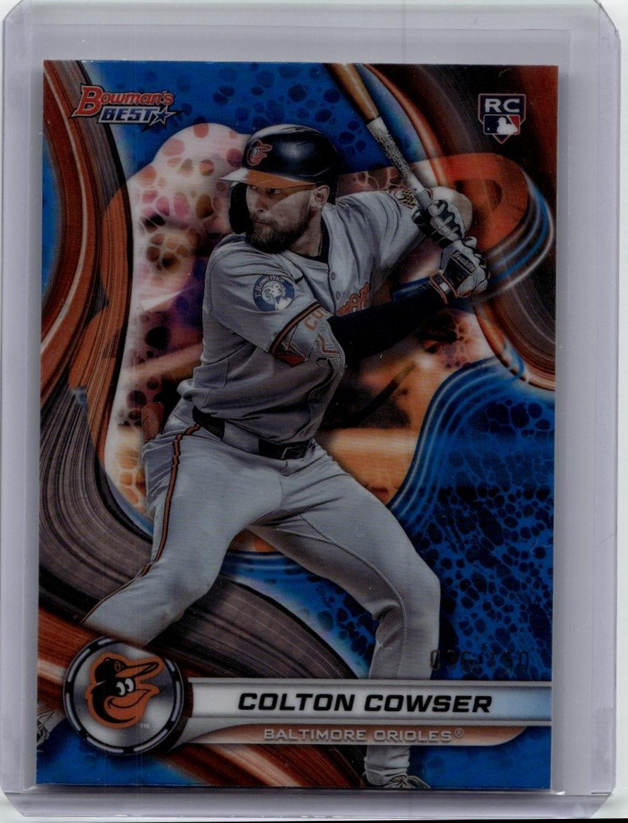 2024 Bowman's Best #10 Colton Cowser Blue Refractor #/150