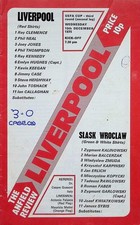 Liverpool v Slask Wroclaw 1975-1976 UEFA Cup 3rd Round 2nd Leg 10/12/1975
