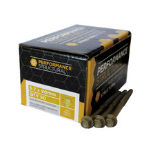 Timber Structural Screws - Hex Flange - Exterior - Box of 50