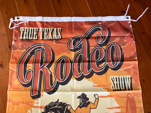 5x3 ft TEXAS rodeo RM WILLIAMS Home decor Man cave PRINTED banner wall hanging - Picture 4 of 9