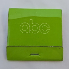 Matchbook Vintage ABC American Broadcasting Company Green