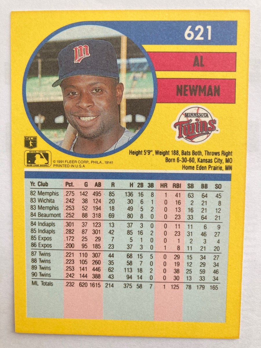 Cal Ripken Jr #490 Fleer 1991 Rare Error Ripken Front, Al