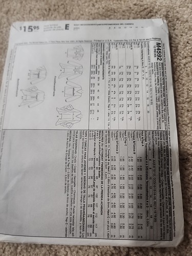 4592 Simplicity ~ Schnittmuster ~ Größe 14-20 ~ ~ ~ ~ Angebot MP 30 - Bild 2 von 2