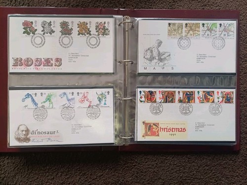 Royal Mail 1st First Day Cover Album Jan 1987 - Dec 1993 66 Cover - Bild 12 von 18