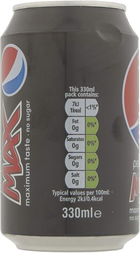 Max No Sugar Cola Cans 24 x 330ml - Picture 13 of 13