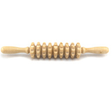 Wooden Massager Exercise Roller Injury Gym Body Leg Trigger Point Muscle Therapy