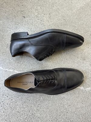 BANANA REPUBLIC JENNINGS ブラック 9.5 革靴 BANANA REPUBLIC JENNINGS ブラック 9.5 革靴 BANANA REPUBLIC