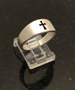 James-Avery-Wide-Crosslet-Ring-Sz-8-1-4-Sterling-Silver-925