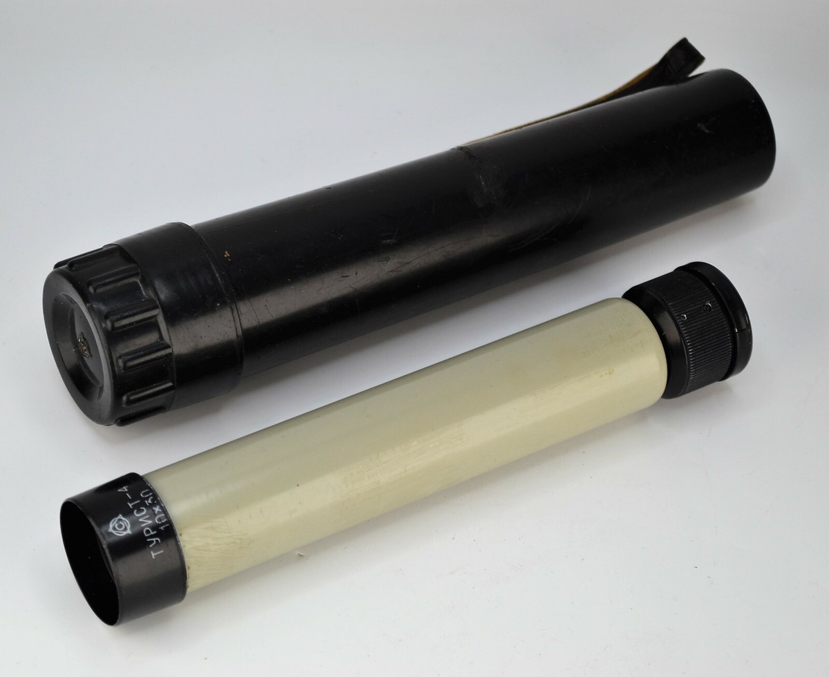 Ancien Télescope Monoculaire Soviétique – Pour Pièces Ou Déco (lunette Bouge)