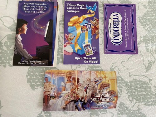 Walt Disney's Masterpiece Cinderella VHS Tape 1996 in Clamshell Very Good Cond - Picture 5 of 23