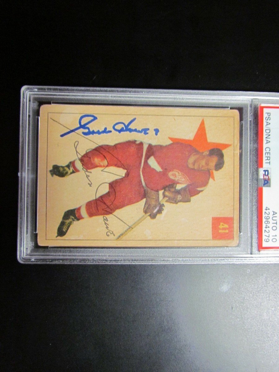 テムエラ・モリソン ハリコンロッテリー　サインポートレート 1954 Parkhurst Gordie Howe Signed Hockey Card PSA Certified 10 | eBay