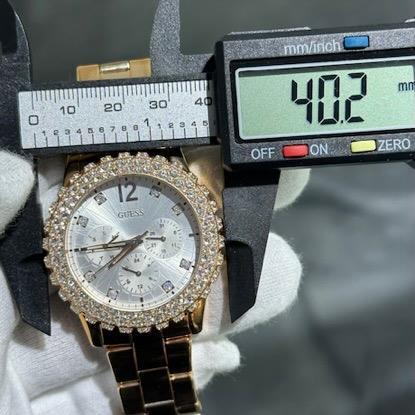 GUESS U0335L3 Rose Gold Stainless Steel Crystal Chronograph  display picture 1