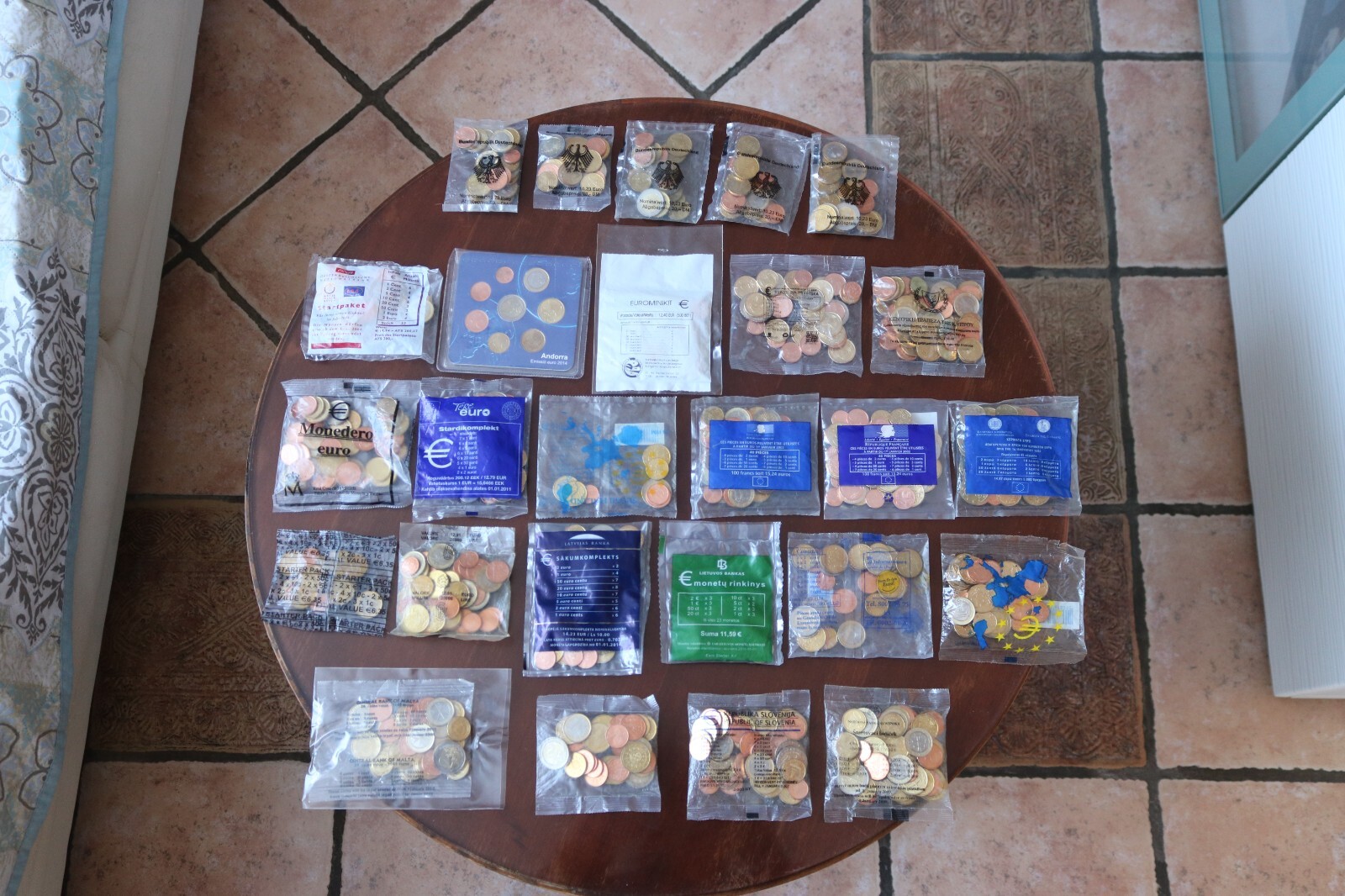 Valeur Sachet Euros Non Ouvert En 2001 SERIE DE STARTER KIT EURO EXISTANT SANS MONACO ET VATICAN VALEUR TOTAL  305,80 E | eBay