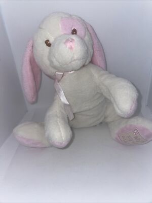 My First Puppy Animal Alley Baby Plush DOG Pink Cream Dog 12