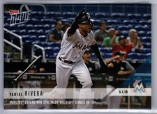 2018 Topps Now #152 Yadiel Rivera Miami Marlins