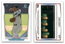 2014 Bowman Chrome Draft #CDP98 John Richy - Los Angeles Dodgers Refractor