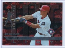 1997 Donruss Baseball 422 Rusty Greer Hit List Press Proof /2000