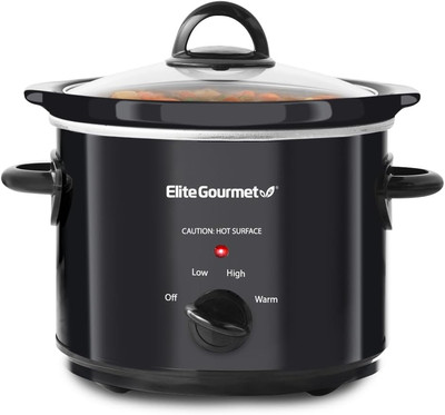 MST-350B Electric Slow Cooker, Adjustable Temp, Entrees, Sauces, Stews & Dips, D