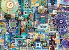 Cobble Hill Blue 1000 Piece Jigsaw Puzzle By Shelley Davies