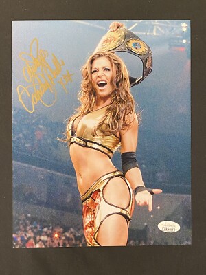 Candice Michelle WWE Diva Wrestling Auto Autographed Signed 8x10