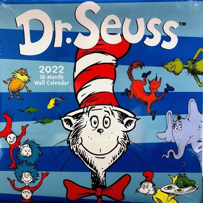 2022 Wall Calendar Dr Seuss 10" X 10" | Ebay