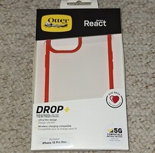 Otter Box React Series iPhone 12 Pro Max Case Red Clear BRAND NEW & SEALED