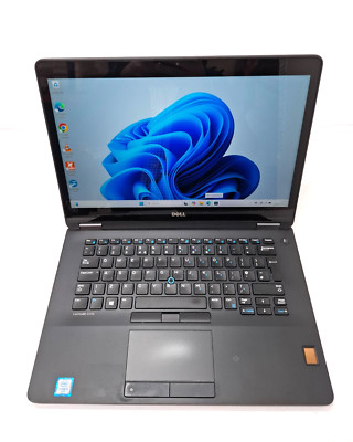 Touchscreen Laptop Windows 11 Dell Latitude E7470 Intel i5-6th 8GB 256GBSSD 14''