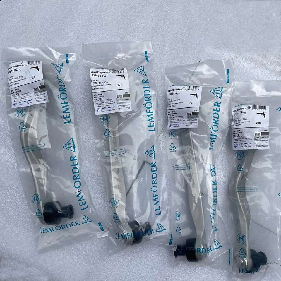 12X Lemforder Front Upper Lower Suspension Control Arm Kit OE For Audi A4 B5 A6 - Image 2 of 4