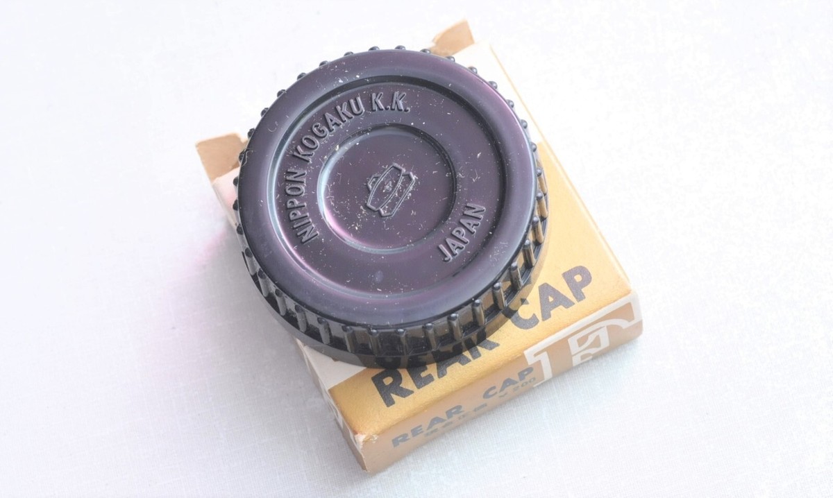 NIPPON KOGAKU K.K. JAPAN Fマウントリアキャップ Nikon F Mount Vintage Nippon Kogaku K.K. Japan Rear Lens Cap
