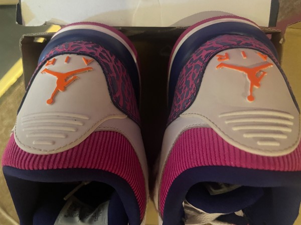 Air Jordan 3 GG Barely Grape 2020 Talla 7 Usado Raro Retro Auténtico Púrpura MJ OG 2