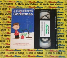 VHS cartonata film A CHARLIE BROWN CHRISTMAS peanuts snoopy inglese (F258)no dvd