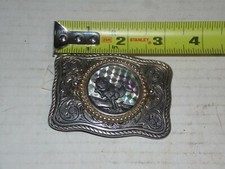 Ram Belt Buckle 3 1/4 x 2 1/4 - Western Scroll Design