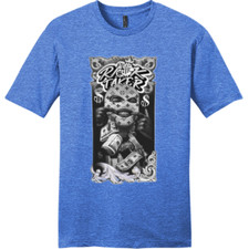 NEW Art Society RISK TAKER HEATHER ROYAL Tee Shirt SMALL-4XLARGE MADE IN USA
