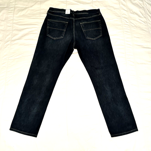 LUCKY BRAND Jeans Men's Size 36x32 Dark Blue 410 Athletic Straight Fit Stretch - Picture 9 of 16