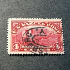US Parcel Post Stamp Scott# Q4 Rural Carrier 1913   C511