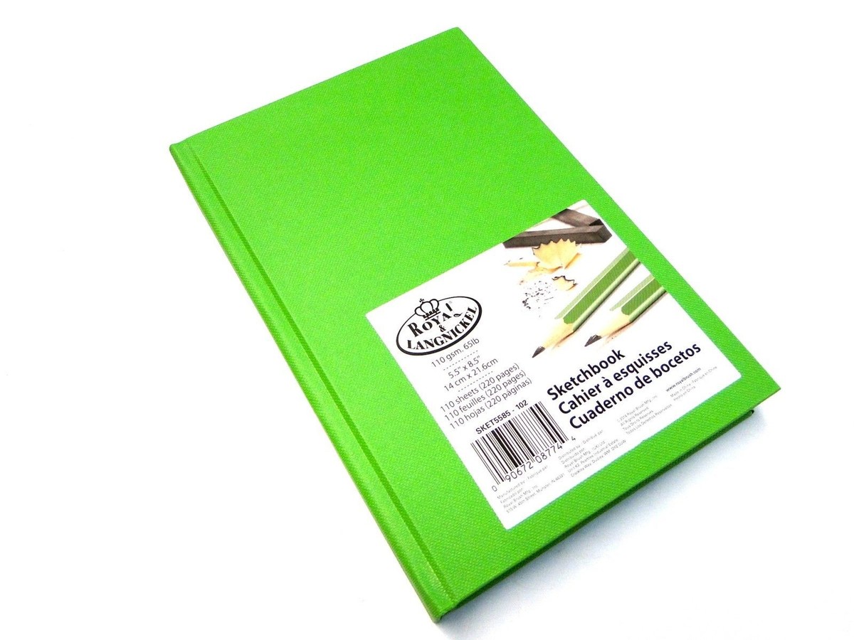Royal & Langnickel - Cuaderno De Bocetos PDQ | 10 Hojas Colores Variados | Papel 65 Lb | Tamaño 8.5x11 Pulgadas