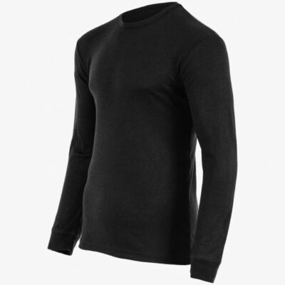 Long Sleeve Thermal Base layer Shirt Black | Olive Green S to XX-L