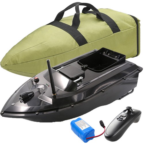 JUUTALK Angelköder Boot 500m - Ferngesteuertes Futterboot Mit LED, 2kg Tragkraft