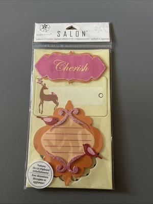 Paper Bliss Salon 3D Stickers And Chipboard Accents Cherish Deer Birds New